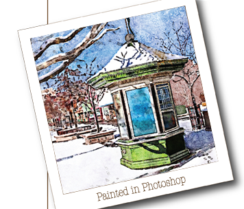 Victorian Square painted in Photoshop